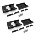thumbnail image 1 of Viga del soporte de montaje del servo de dirección compatible con el coche Mn D90 D91 1/12 Rc, negro, 1 of 5