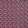 thumbnail image 2 of Zelouf Kensington Check Puff Print Ity  , Sewing, DIY, Crafts Fabric by the Yard, Fuchsia Combo, 3 Yard, 2 of 2