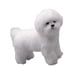 thumbnail image 5 of Peluche de perro blanco de simulación suave, juguete interactivo para mascotas, decoración del hogar De pie, 5 of 9