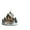 B, variant on 2D Flat Acrylic Christmas Gingerbread House Ornaments - Light-Up Festive Decorations for Holiday Home & Tree Arrangements