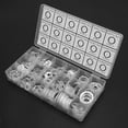 thumbnail image 2 of 450pcs 18 Sizes Oil Drain Plug Aluminum Washer Gasket Assortment Set with Plastic Box, 2 of 4
