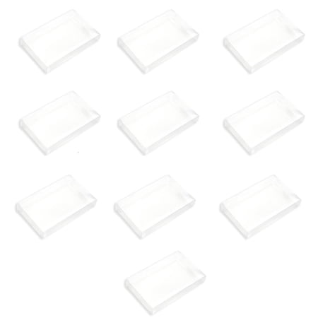 10Pcs Clear Protective Box Case Sleeve Protectors for SNES Game Cartridge Box