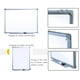Tableau Blanc Magnétique de 24 x 35 Po, Cadre en Aluminium, Fixe Ou Suspendu au Mur – image 4 sur 4
