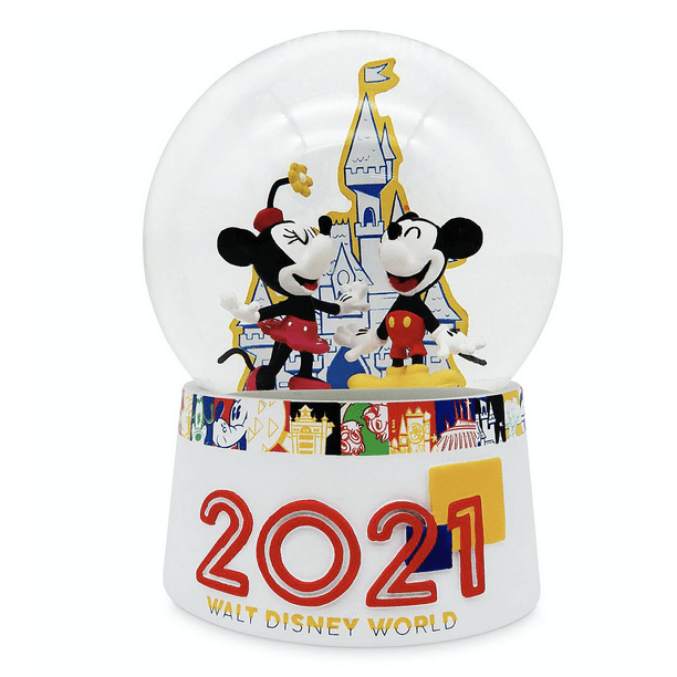 Disney Wdw Mickey And Friends Water Globe 21 New With Box Walmart Com