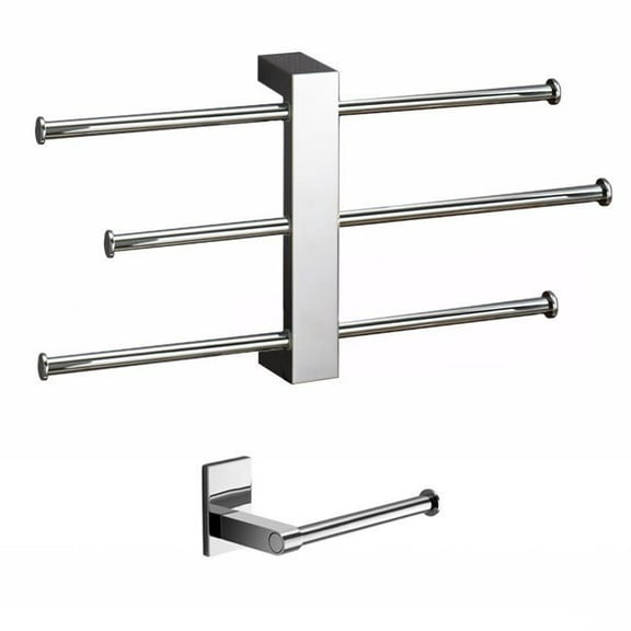 Nameeks Br524 Gedy Bathroom Accessories Set - Chrome