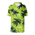 thumbnail image 4 of Hvot&aat Women's Hawaiian Short Sleeve Shirts Floral Tropical Print Button Down Tops Oversize Cool Blouses, 4 of 4