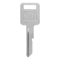 Hillman 5936778 Automotive Universal Key Blank for Single Sided for GM - Case of 10, Silver