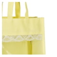 thumbnail image 3 of ATOTE Non-Woven Wedding Return Gift Bag with Transparent Window and Lace Trim,Yellow 12 x 12 x 5 Inches, 3 Pcs, 3 of 4