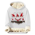 thumbnail image 2 of Sudadera con capucha para hombre, informal, a la moda, con estampado navideño, de manga larga y bolsillo, de poliéster, 2 of 5