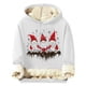 thumbnail image 2 of Sudadera con capucha para hombre, informal, a la moda, con estampado navideño, de manga larga y bolsillo, de poliéster, 2 of 5