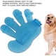 thumbnail image 5 of Guantes de aseo para perros, cepillo de aseo para mascotas, guante de cepillo suave para desenredar con correa ajustable para peinar el cabello (azul) JAMW Sencillez, 5 of 5