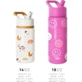 thumbnail image 4 of CZCPP-Bouteille d'Eau pour Enfants avec Couvercle à Paille / Gobelet Réutilisable en Acier Inoxydable Isolé pour Tout-Petits, Garçons / Collection Summit / 18oz, Jungle Jurassique, 4 of 4
