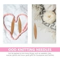 thumbnail image 4 of 1Pc Circular Knitting Needle Sturdy Knitting Rod Simple Wooden Knitting Tool, 4 of 7