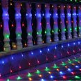 thumbnail image 1 of LED String Fairy Lights Net Mesh Curtain  Wedding Party Christmas Decor 110V 1.5*1.5M（Buy 2 Get 1 Free）, 1 of 6