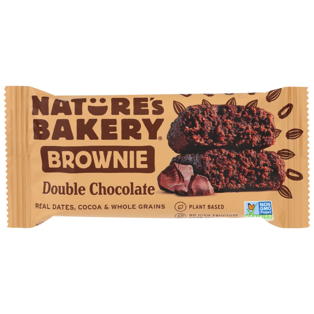 Nature'S Bakery Double Chocolate Brownies Chocolate , 2 Oz Walmart