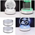 thumbnail image 4 of HEALEEP 2Pcs Crystal Ball Lighting Stand LED Light Base for Centerpiece Romantic Atmosphere Creation, 4 of 8
