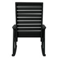 thumbnail image 5 of highwood Eco-friendly Synthetic Wood Rocking Chair Black, 5 of 5