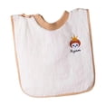 thumbnail image 1 of Babero para niños, suave y delicado, absorbe el agua, apto para niños de 1 a 6 años, lavable a máquina, multicolor. Marrón, 1 of 9