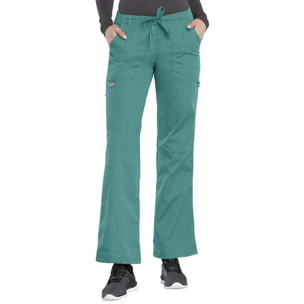 Cherokee Cherokee Workwear Scrubs Pant for Women Low Rise Drawstring