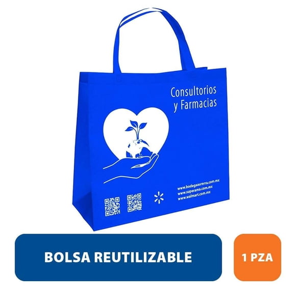 Bolsa reutilizable Medimart azul farmacia