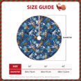 thumbnail image 2 of Sikiie Hawaiian Style Nativity Christmas Tree Skirt, Jesus Christian Winter Holiday Tree Mat Decoration(30-48IN)36", 2 of 6