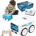 thumbnail image 1 of Magic Rc Mini Bus, Car That Follows Drawn Line, 2026 Upgraded Rc Bus with Auto Expressions & 4 Play Modes, Automatic Avoidance Patrol Line Driving Desktop Toy Car, Gift for All Age, 1 of 7