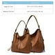 thumbnail image 3 of Bolso de mano Realer Hobo Bucket Purse de piel sintética para mujer, 3 of 6