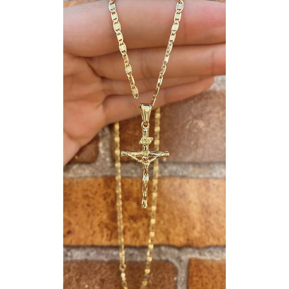Jesus Cross Necklace Chain Gifts For Womens Mens