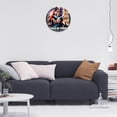 thumbnail image 6 of Wall Clock for Home Decoration, Captain America's Character Comic Funny Pattern Retro Mute Non-Ticking Classic Wall Clock Battery Powered Suitable for Home, Living Room, Kitchen, Office Decorations, 6 of 6