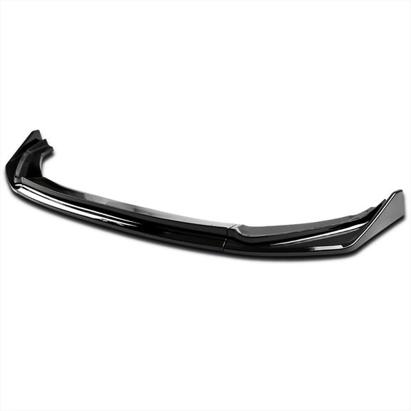 Spec-D Tuning Glossy Black Front Bumper Lip Spoiler Splitter 3PC Compatible with 2014-2017 Honda Fit