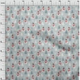 thumbnail image 4 of oneOone Cotton Cambric Light Gray Fabric Christmas Winter Theme Quilting Supplies Print Sewing Fabric By The Yard 56 Inch Wide, 4 of 6