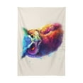 thumbnail image 2 of JSTEL Owl Watercolor Table Cloth Square 54 x 54 Inch Tablecloth Anti Wrinkle Table Cover for Dining Kitchen Parties, 2 of 6