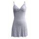 thumbnail image 5 of Gibobby Lencería mujer erótica Conjunto De Lencería Erótica Cuello V Lencería erótica Sexy para Mujer, Vestido de Piel Sexy y Casual, Mujer Sexy(Gris, M), 5 of 5