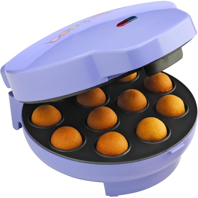 Máquina para hacer cake pops de Select Brands: kit para cake pops para cumpleaños y más; incluye soporte para decorar y 50 palitos para cake pops; la máquina para hacer cake pops tiene un