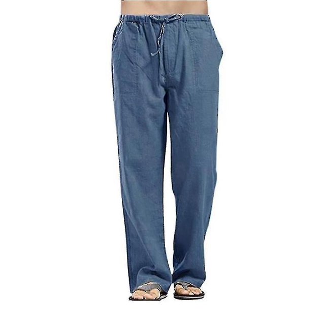 Pantalones casuales sueltos deportivos sólidos para hombre Pantalones de yoga rectos para correr