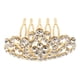 thumbnail image 1 of Accesorios para El Cabello para El Cabello Tiara Diadema con de Imitación, Vintage, para Oro yotijar Princesa Tiara Crown con peine, 1 of 10