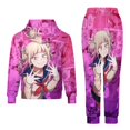 thumbnail image 6 of Himiko Toga Boys 2 Piece Tracksuit Athletic Sweatsuits Sets Hooded Sweatshirt And Jogger Sweatpants Clothing Sets for Kids, 6 of 8