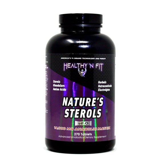 Nature's Sterols from Healthy N Fit - 270 Tablets.  14,000mg Muscle Building Matrix.