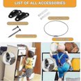 thumbnail image 4 of 6pcs Furniture Anchors Kit For Baby Proofing, Furniture Straps Use To Prevent Falling And Anti Tip, Dresser Or Cabinet To Wall Anchors, 4 of 5
