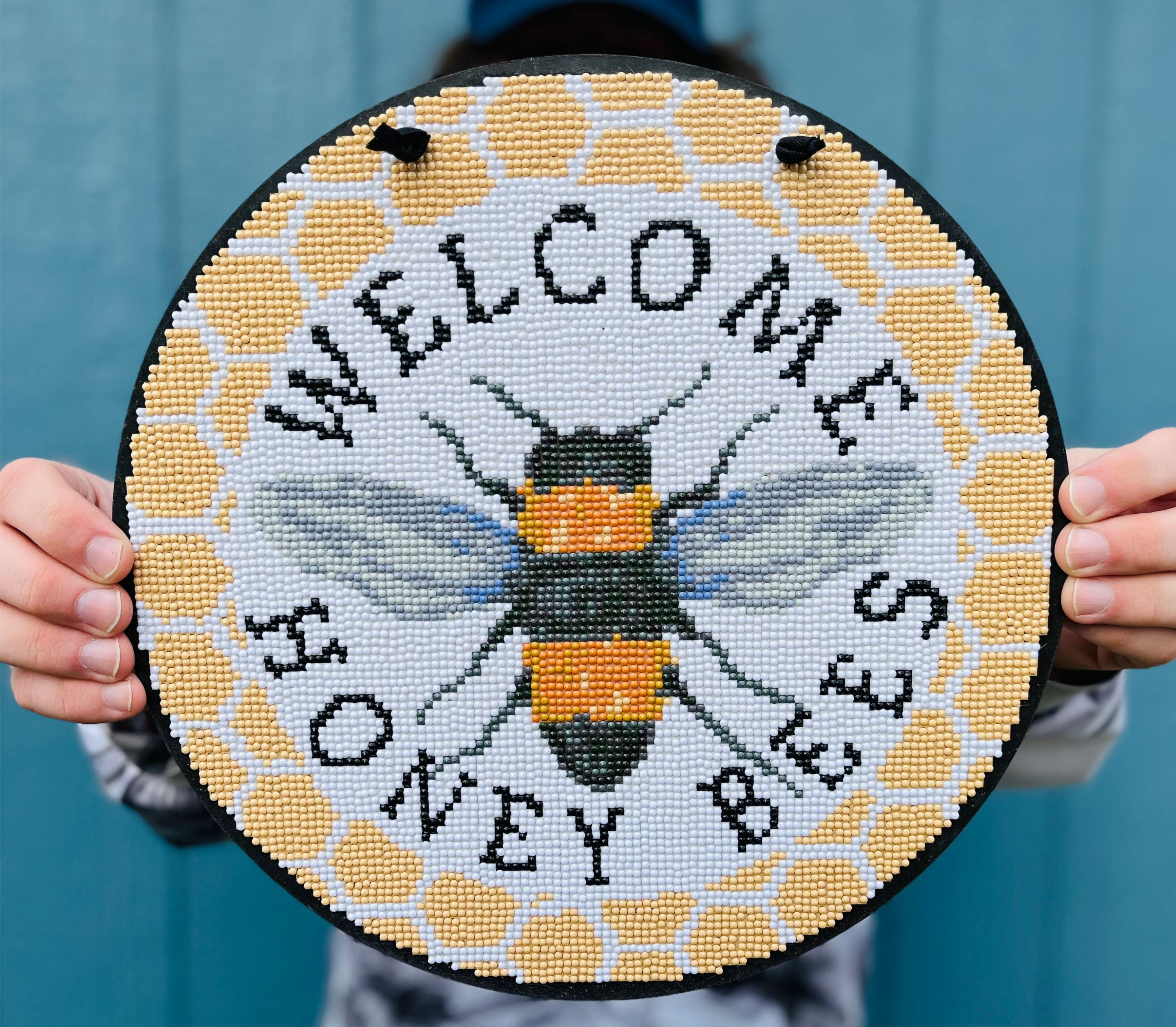 Honey Bee Welcome Diamond Painting Kit