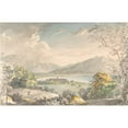 thumbnail image 3 of Johann Georg von Dillis 18x13 Black Modern Framed Museum Art Print Titled - View of the Monastery in Tegernsee Seen from the North-East (Late 18th-Mid 19th Century), 3 of 5