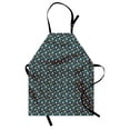 thumbnail image 1 of Acorn Apron, Woodland Nature Illustration Mushroom Nuts Deer and Owl on Dark Green Background, Unisex Kitchen Bib with Adjustable Neck for Cooking Gardening, Adult Size, Multicolor, by Ambesonne, 1 of 4
