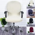 thumbnail image 4 of Swivel Computer Chair Slipcover for Office and Home Use in Jacquard Fabric, 4 of 7