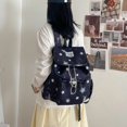 thumbnail image 3 of Nylon Buckle and Drawstring Backpack, One Size, 3 of 5
