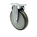 thumbnail image 3 of Polyurethane Top Plate Rigid Caster with 6 Inch Gray Wheel - 350 lbs. Capacity Per Caster - Service Caster Brand, 3 of 4
