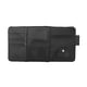 thumbnail image 2 of Organizador universal para visera de coche: bolsa de cuero con 6 ranuras para tarjetas, soporte para gafas de sol y bolsillo con cremallera para teléfono, identificación y efectivo. Apto para todos, 2 of 6