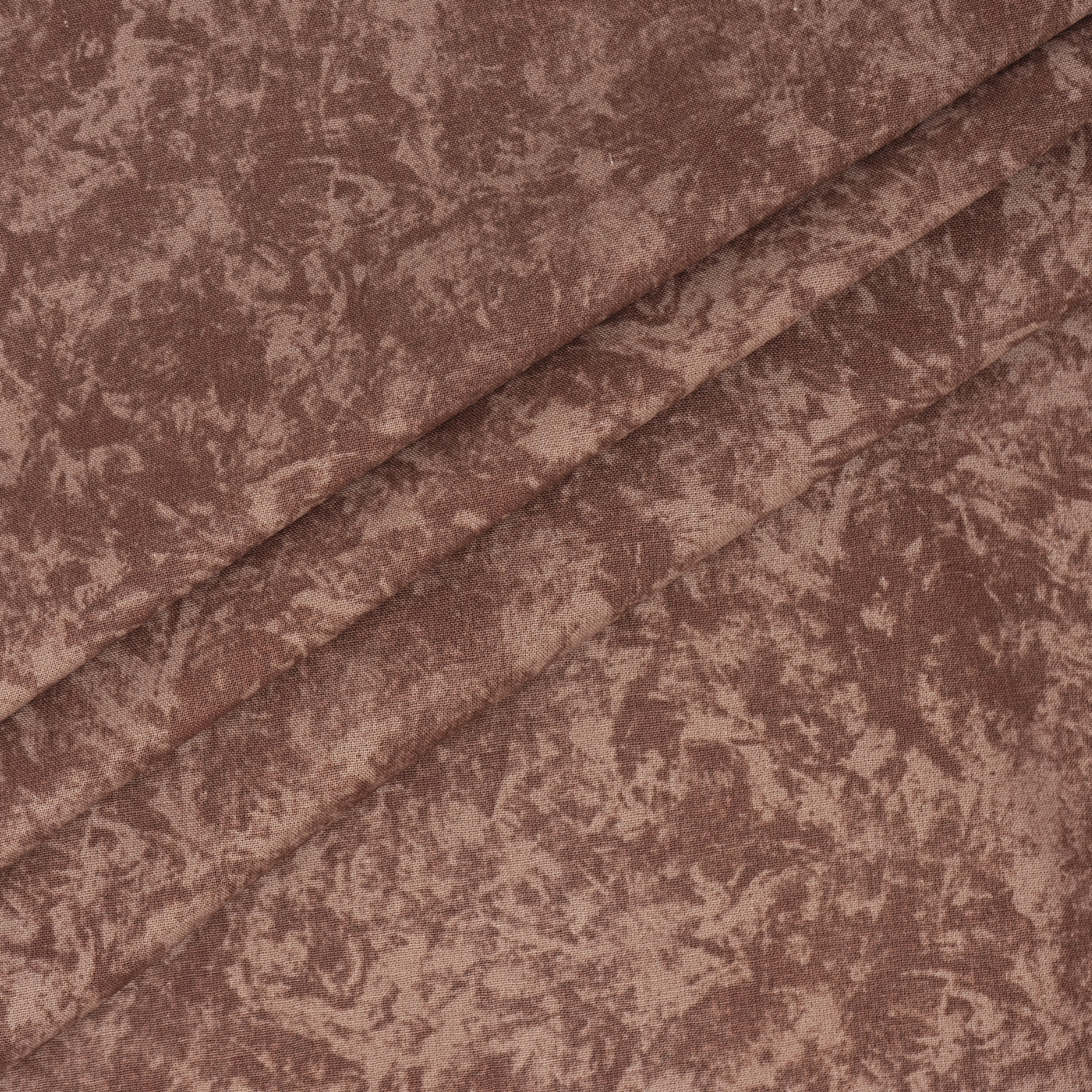 Waverly Inspirations 1 Yard Cut 100% Cotton Prints Fabric Chocolate Batik 44" Wide for Quilting & Sewing