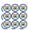 Opaque, variant on West Virginia State Flag Planner Calendar Scrapbooking Crafting Stickers