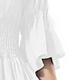 thumbnail image 4 of FYEGRE Elegant Gothic Lace Style Long Gown For Women Fancy Dress Party Halloween Formal Wear White L, 4 of 7