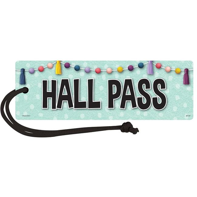 Teacher Created Resources TCR77518 Oh Happy Day Magnetic Hall Pass